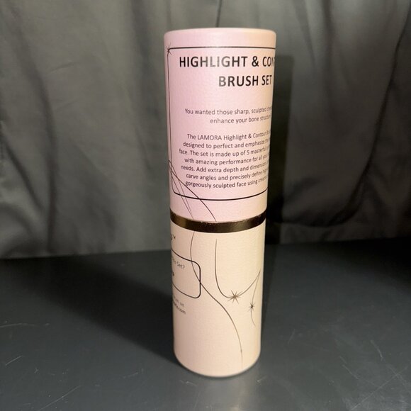 Lamora 4 Piece Highlight & Contour Makeup Brush Set New in Box - Picture 3 of 10